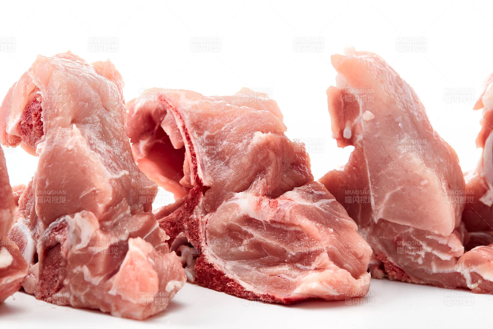 檢疫合格的屠宰生鮮豬肉