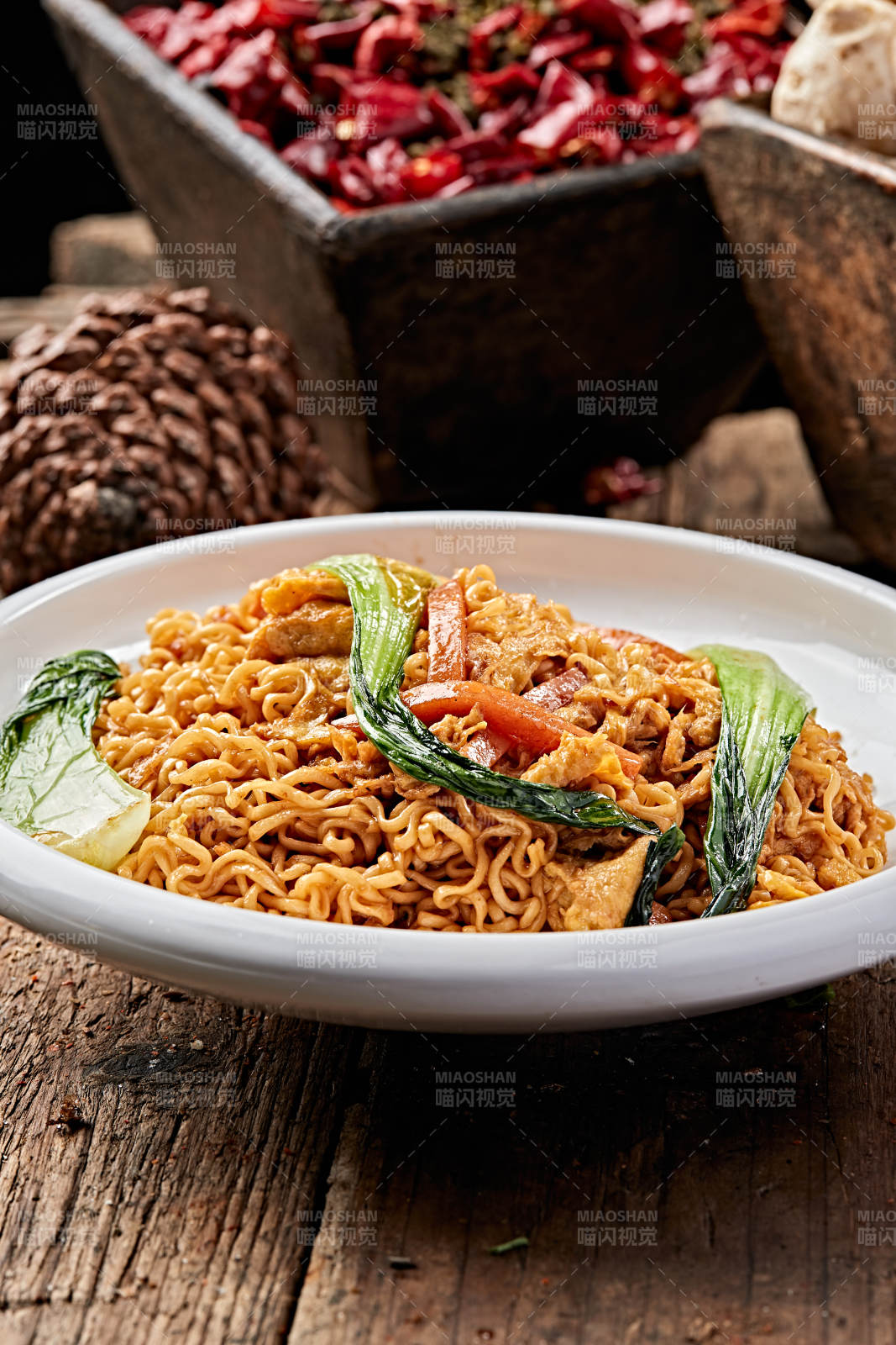 火腿醬炒方便面