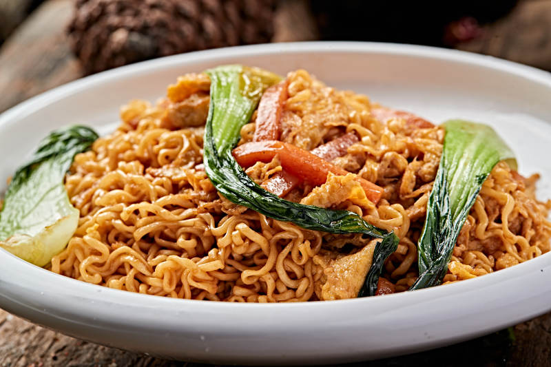 火腿酱炒方便面