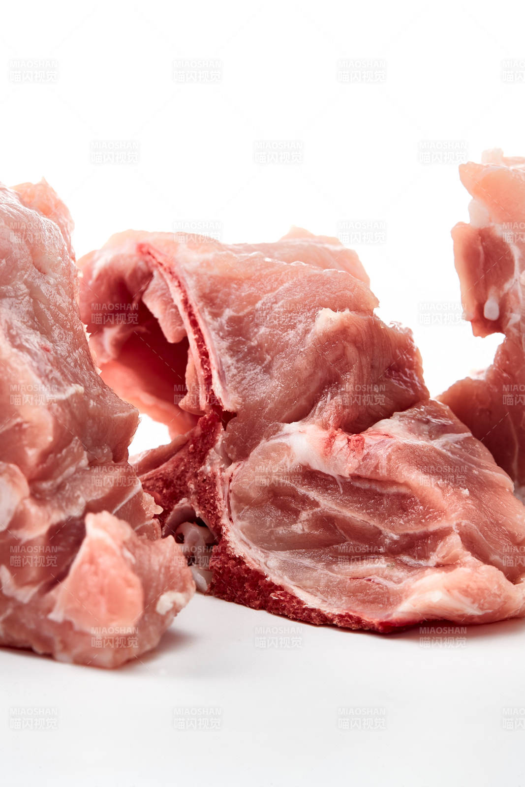 檢疫合格的屠宰生鮮豬肉