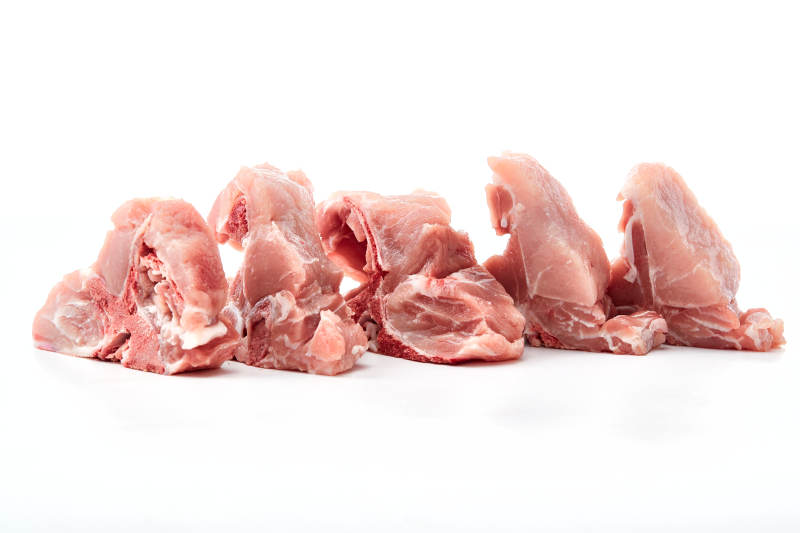 檢疫合格的屠宰生鮮豬肉