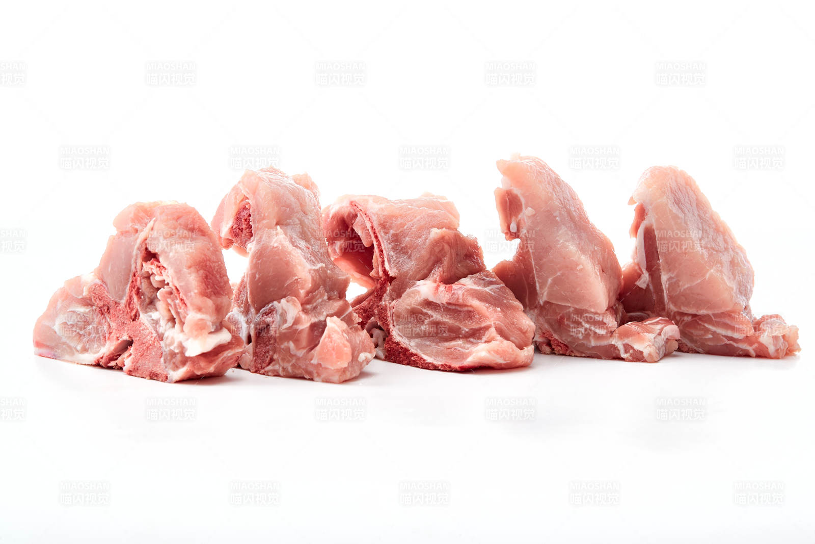 檢疫合格的屠宰生鮮豬肉