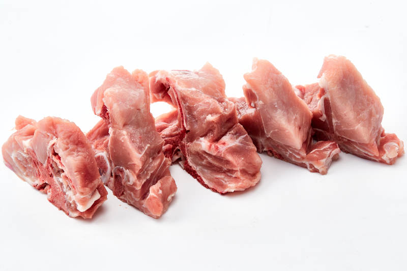 檢疫合格的屠宰生鮮豬肉