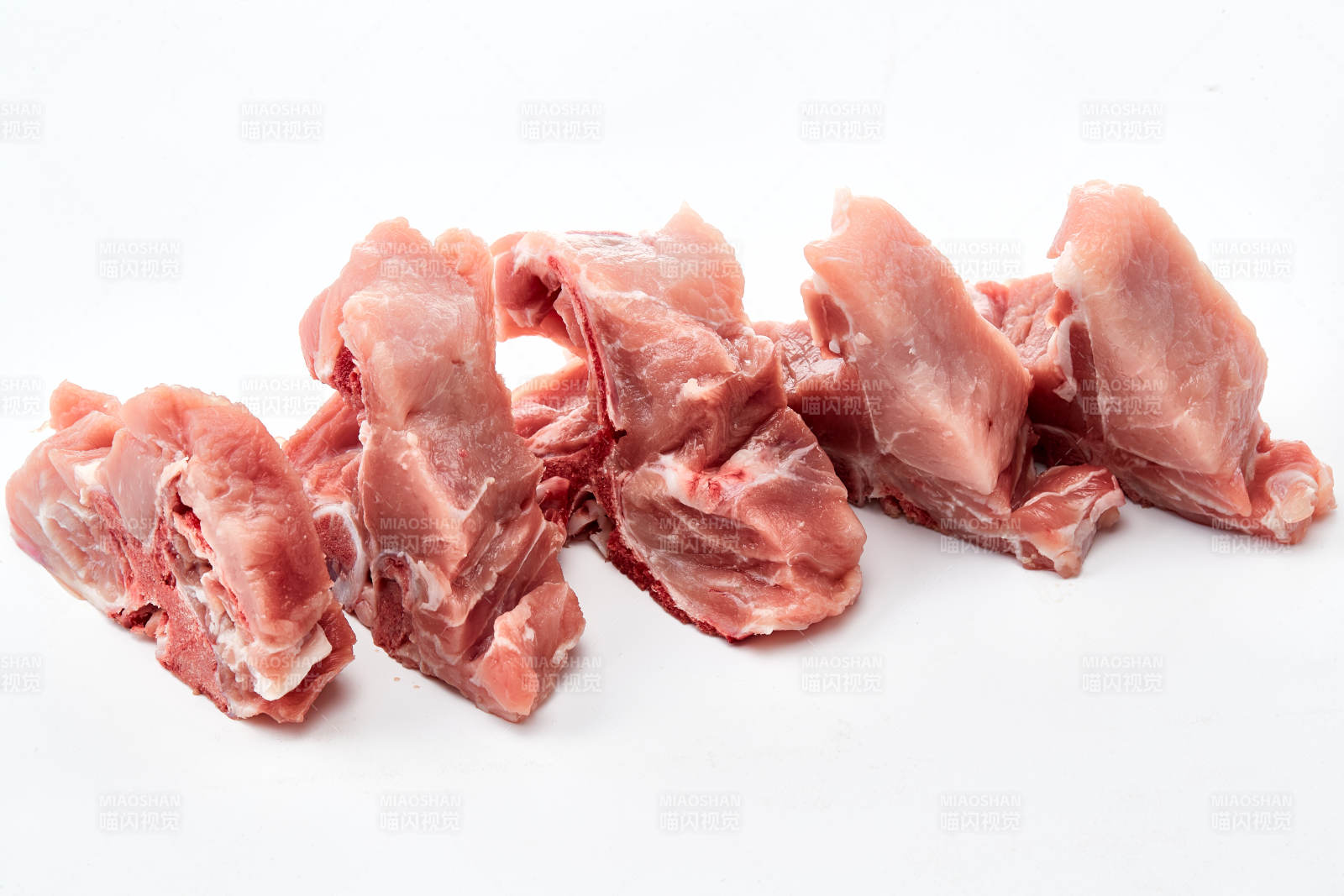 檢疫合格的屠宰生鮮豬肉