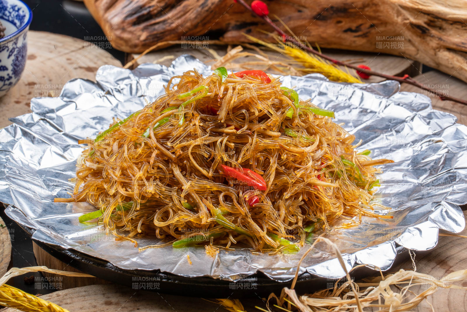 砂锅肉糜红薯水晶粉