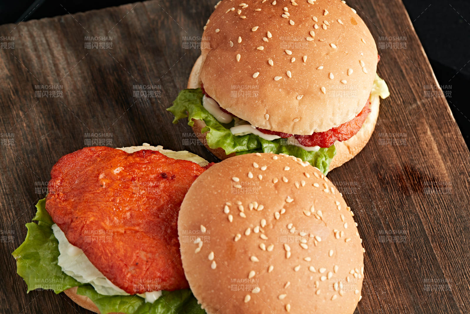 美味炸雞漢堡包