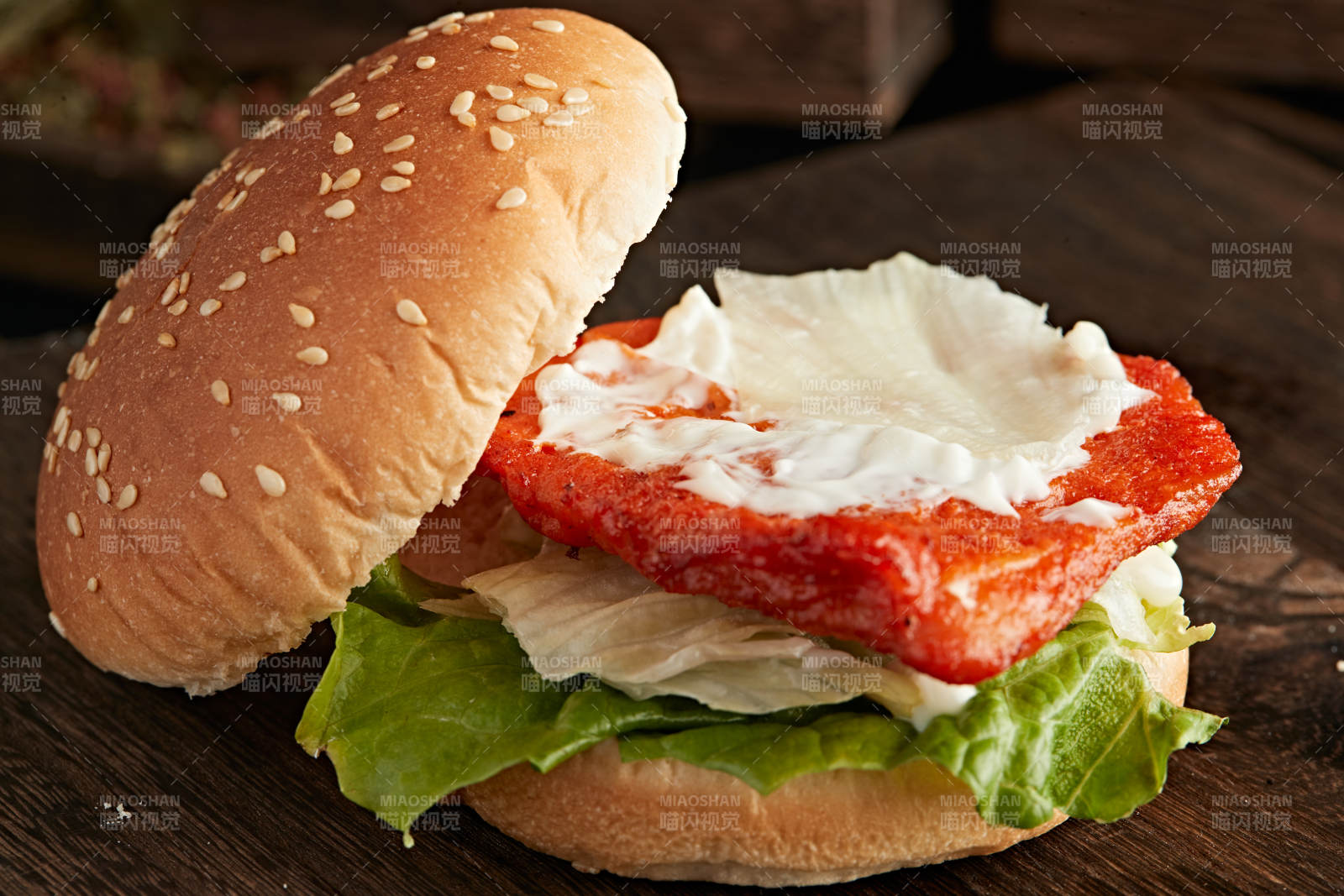 美味炸雞漢堡包