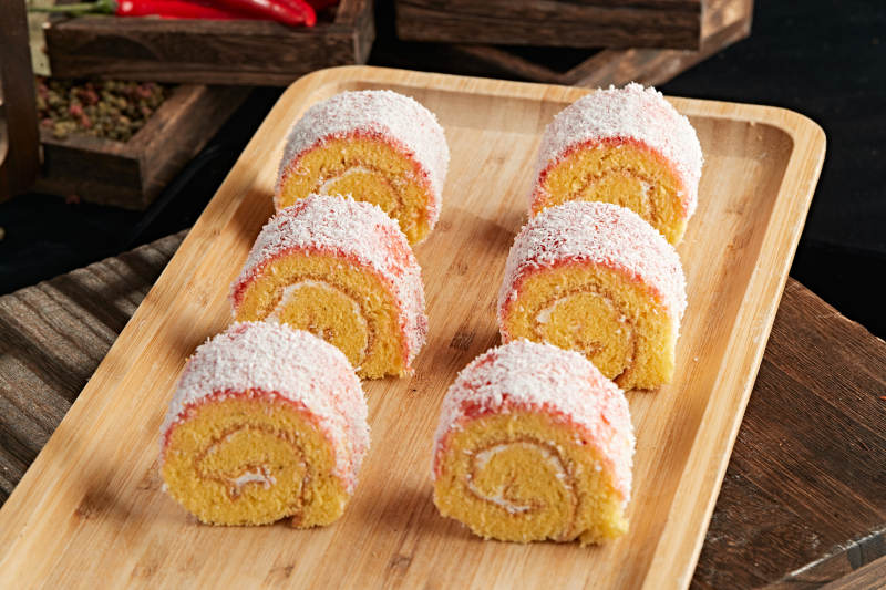 夹心奶油蛋糕卷