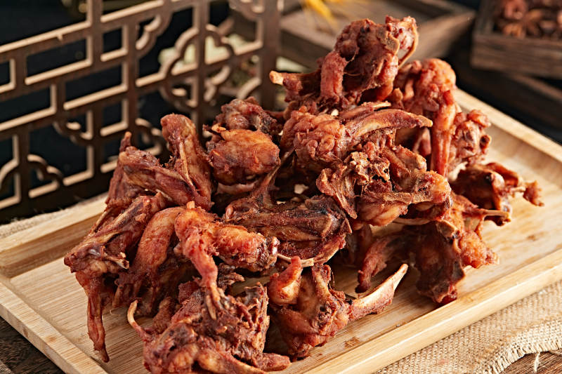 西餐油炸雞叉骨雞架