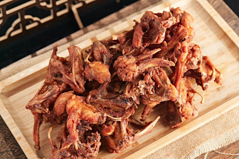 西餐油炸雞叉骨雞架