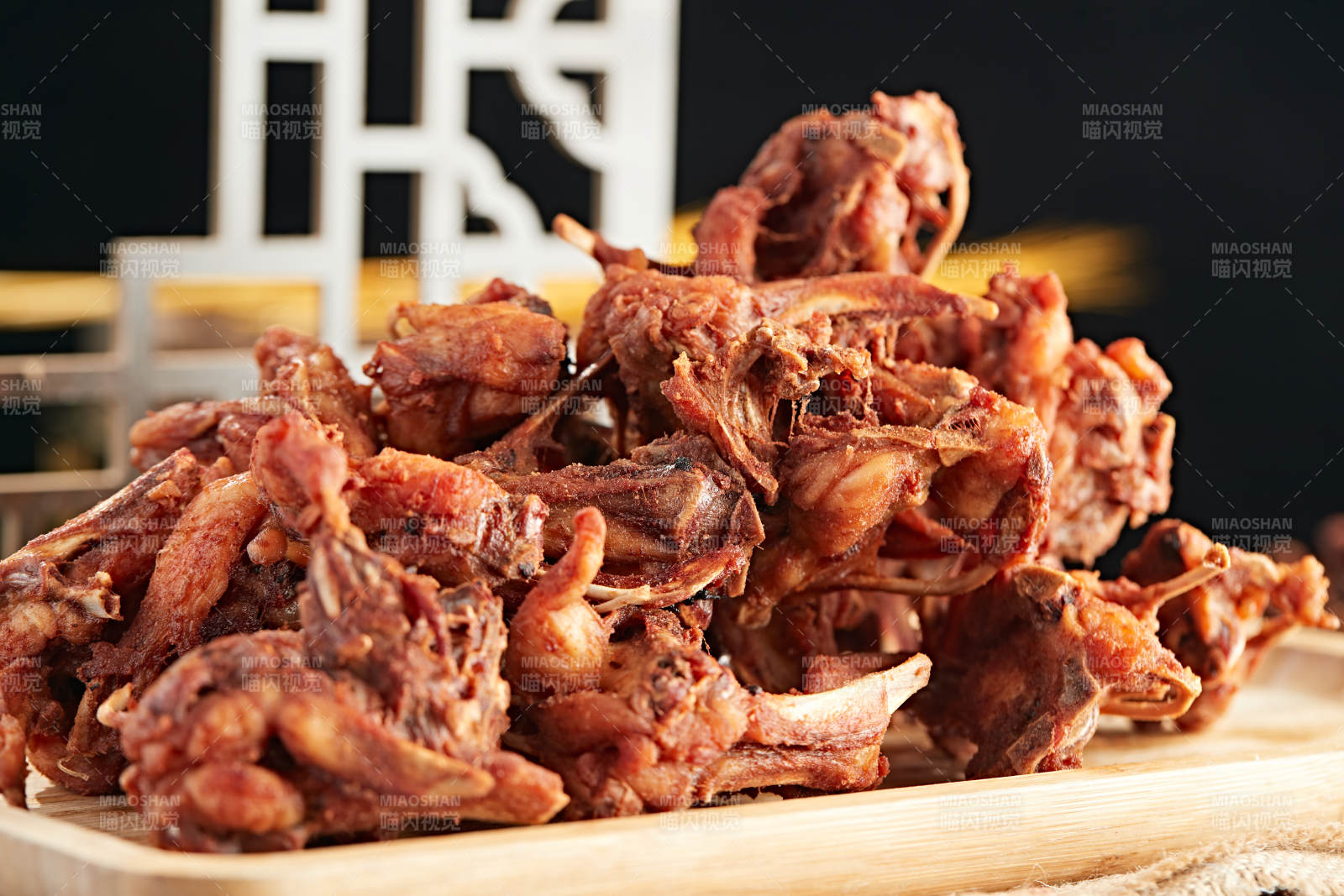 西餐油炸雞叉骨雞架