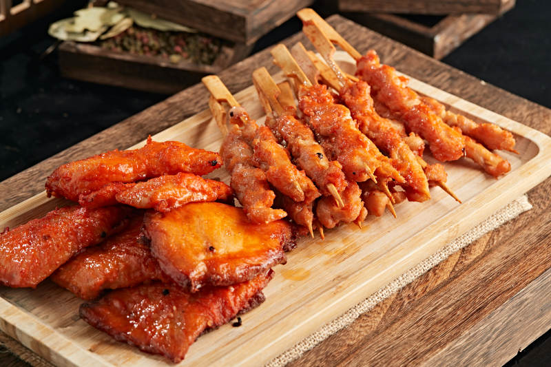 炸雞胸肉骨肉相連拼