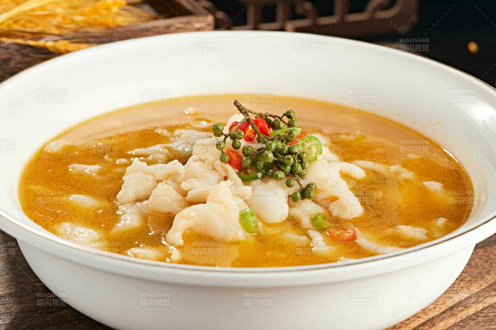 藤椒酸湯草魚片