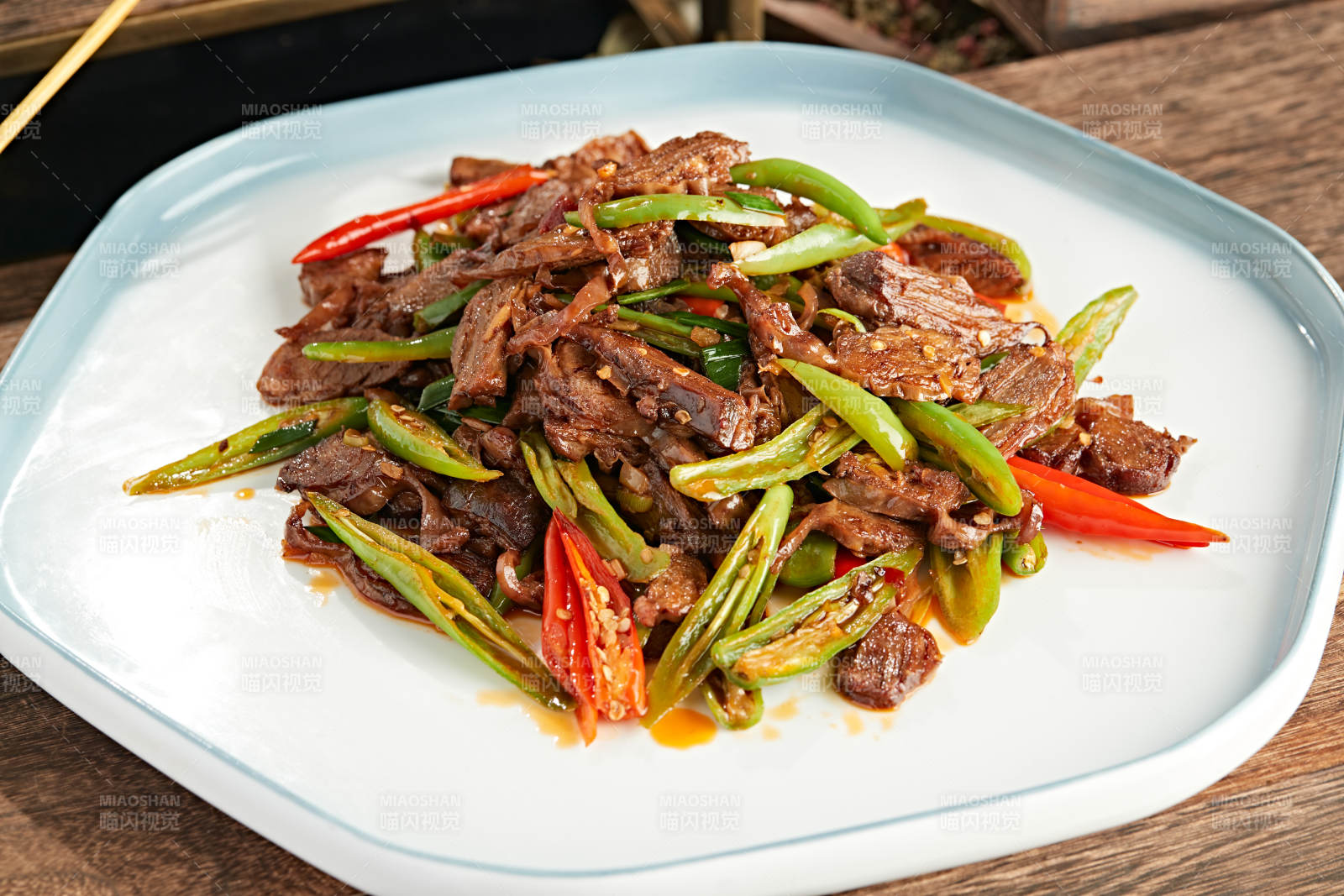 杭椒小炒护心肉