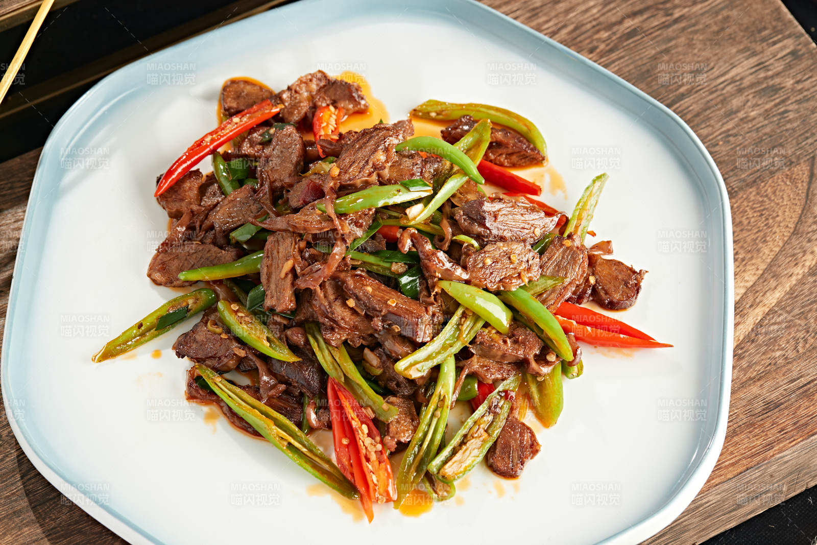 杭椒小炒护心肉