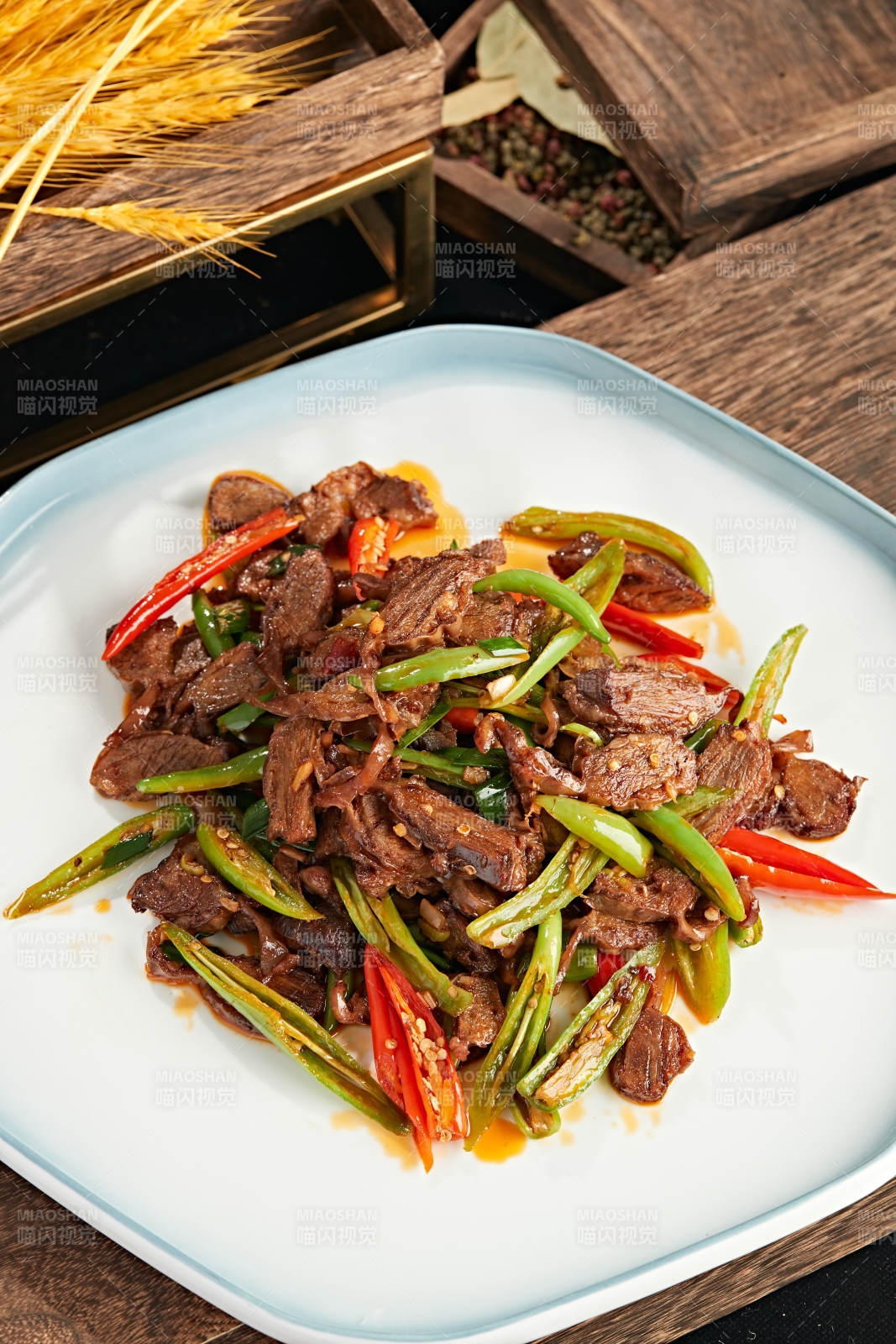 杭椒小炒护心肉