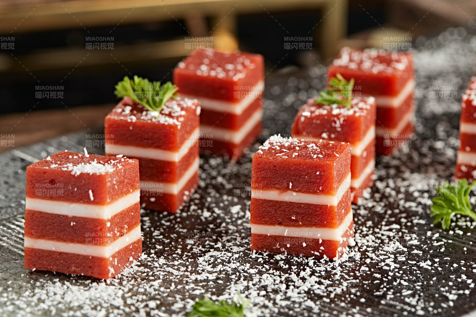 雙色蛋白山楂糕