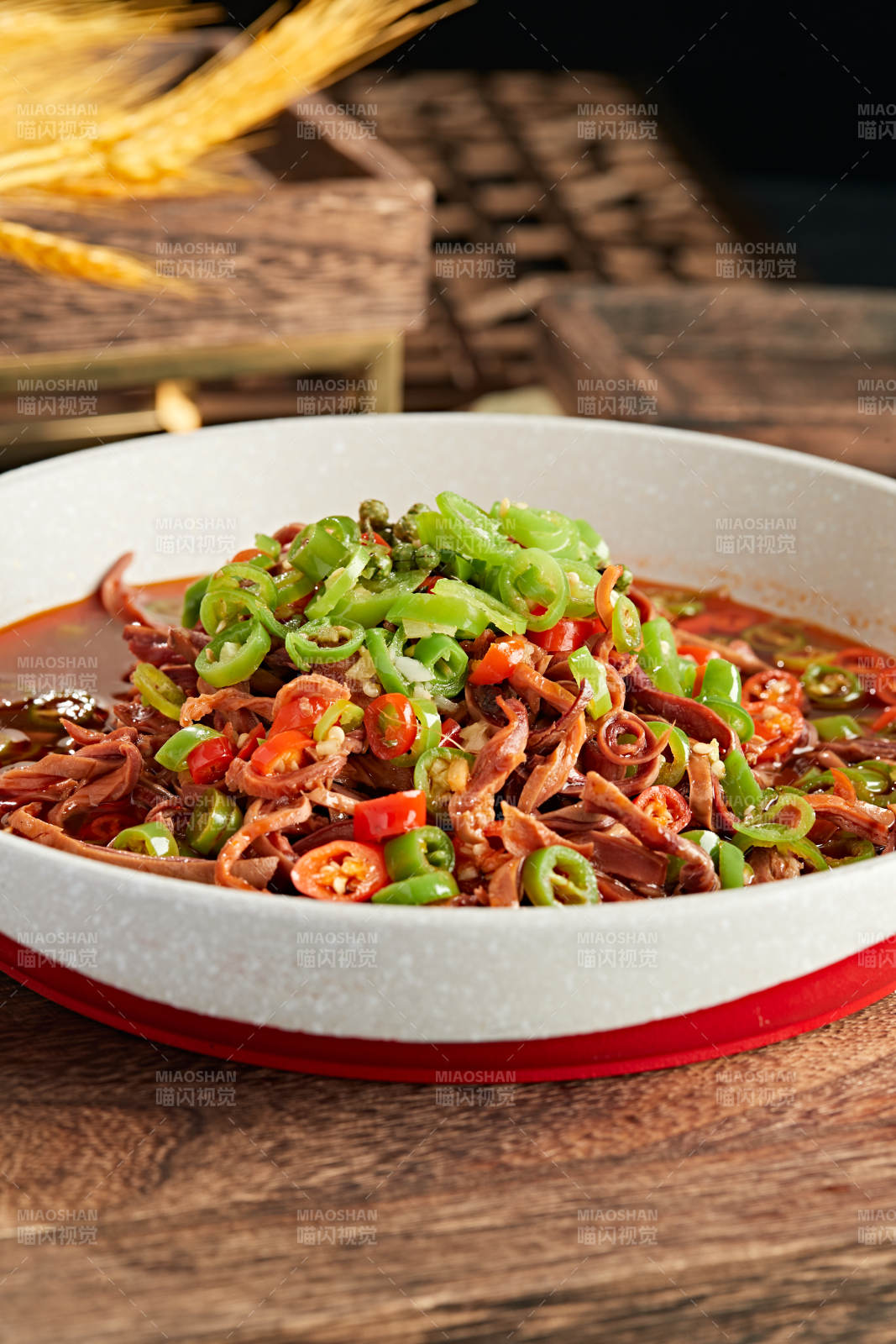 湘味红油猪肚丝