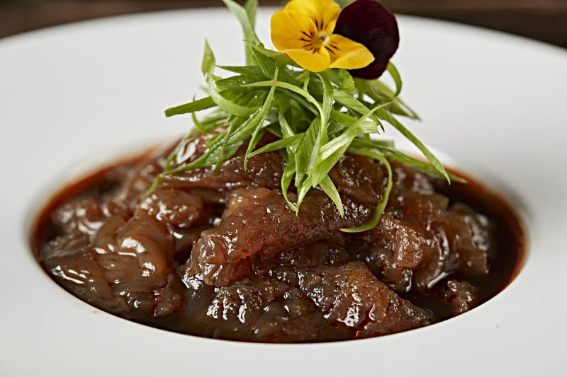 红油凉拌老醋蛰头