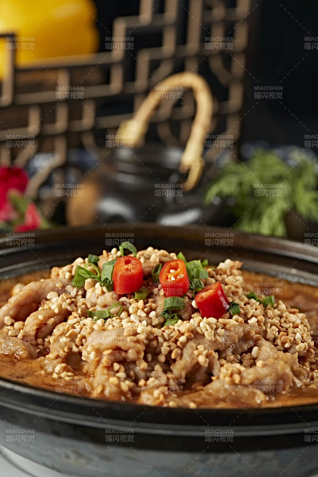 砂鍋水煮麻辣牛肉片