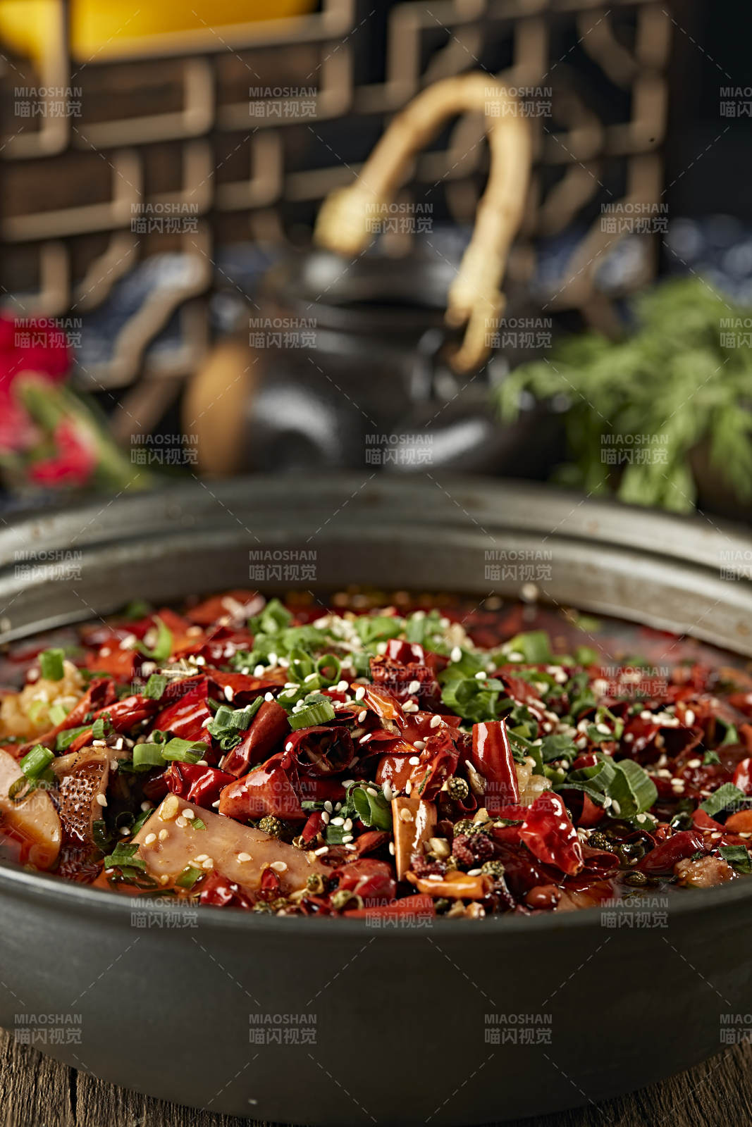 砂鍋香辣毛血旺