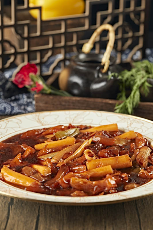 鲁菜葱烧牛蹄筋