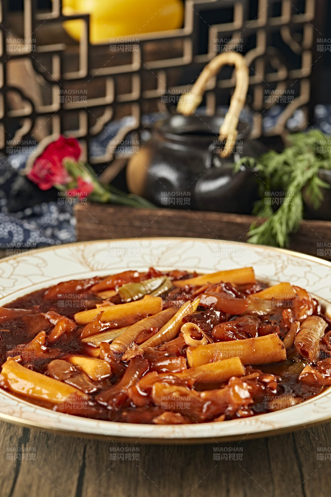 魯菜蔥燒牛蹄筋