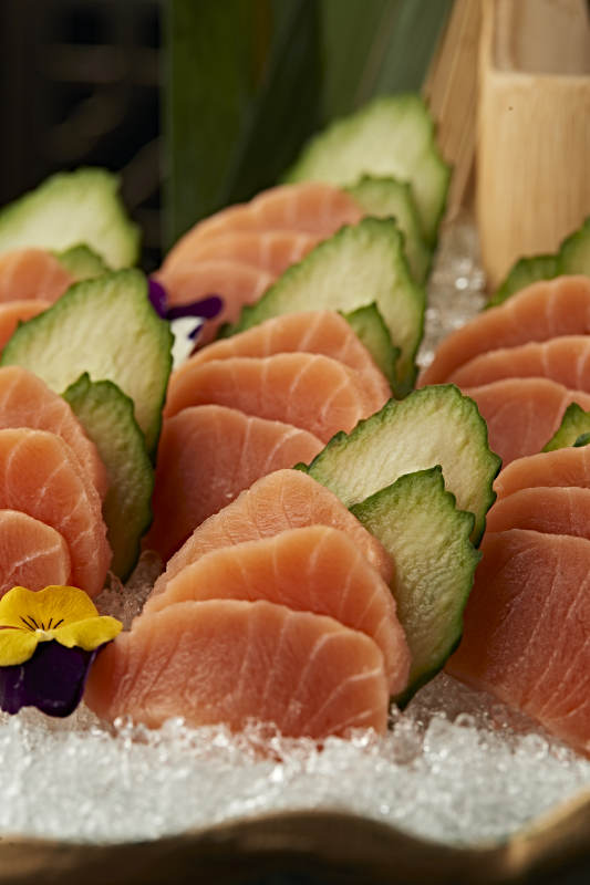 冰镇极品三文鱼刺身