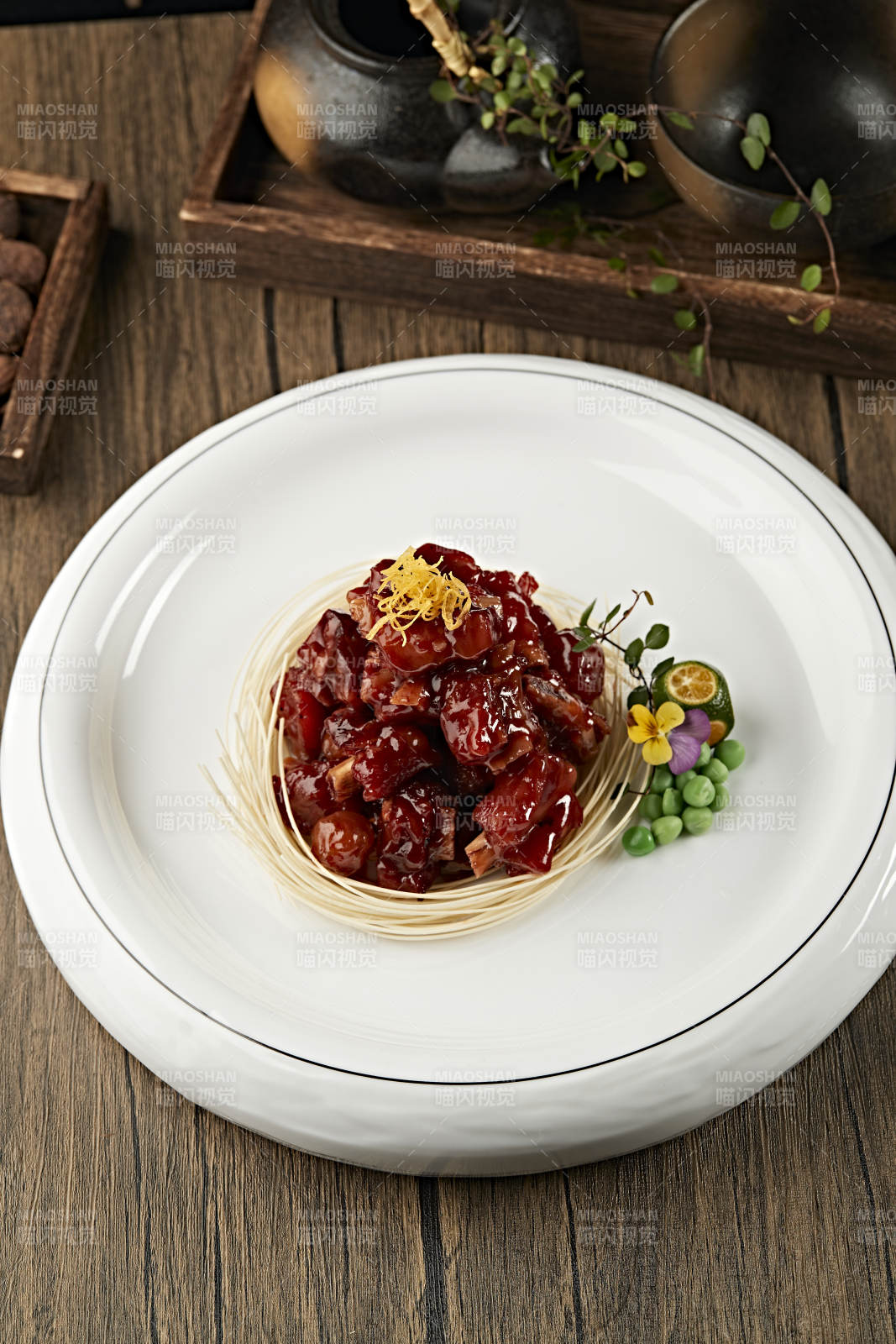 焦糖蜜香糖醋小排