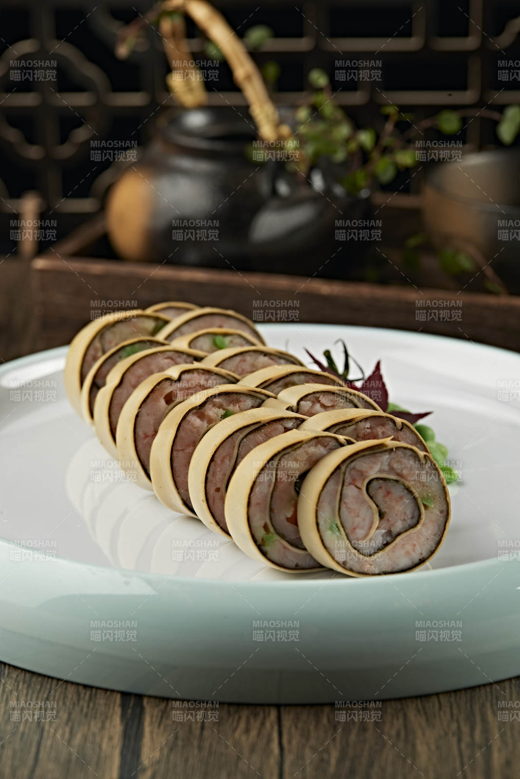 干豆腐海苔鮮蝦卷