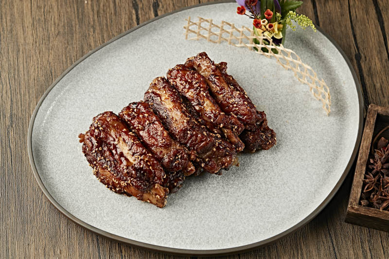 孜然味香烤豬肋排