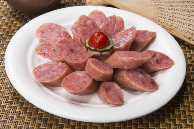 纯肉蒜香自制香肠