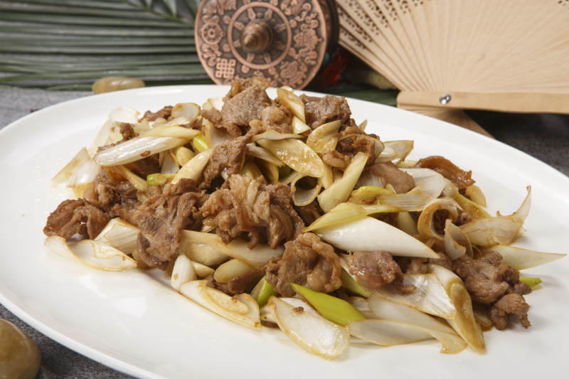 大葱爆羊肉