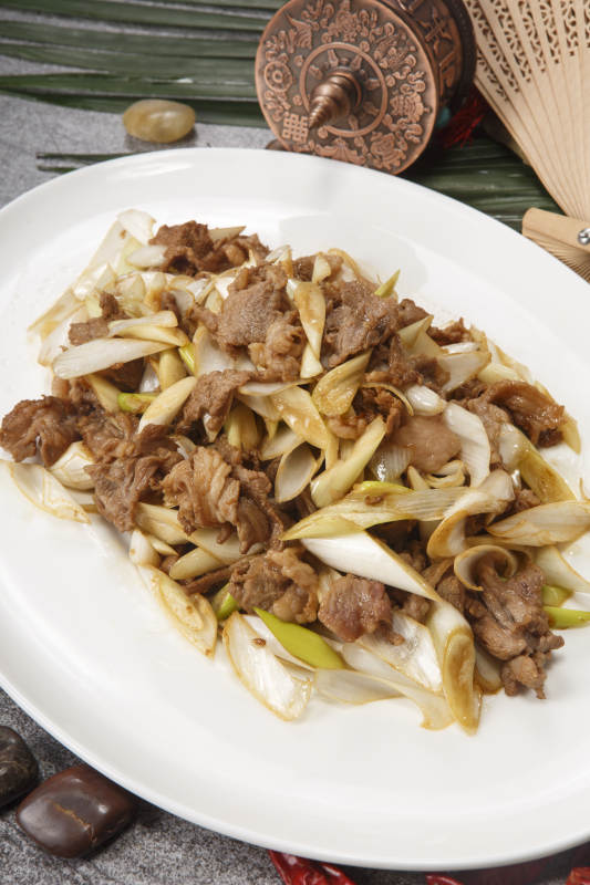 大葱爆羊肉