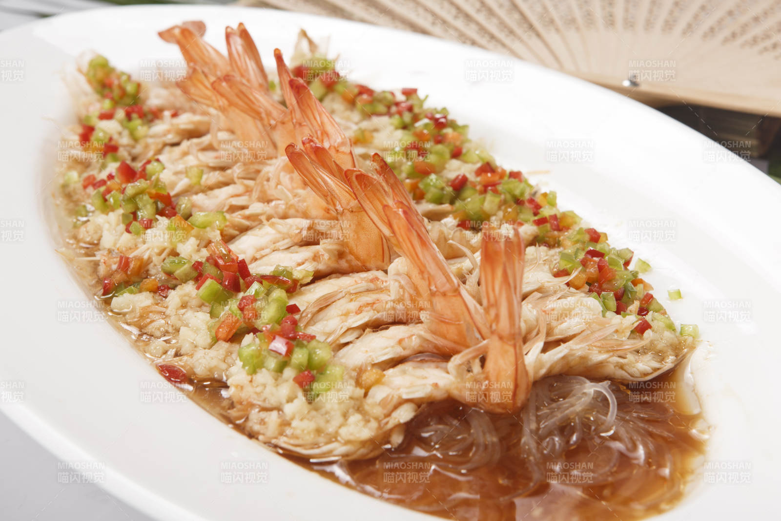 蒜蓉粉丝蒸开背虾