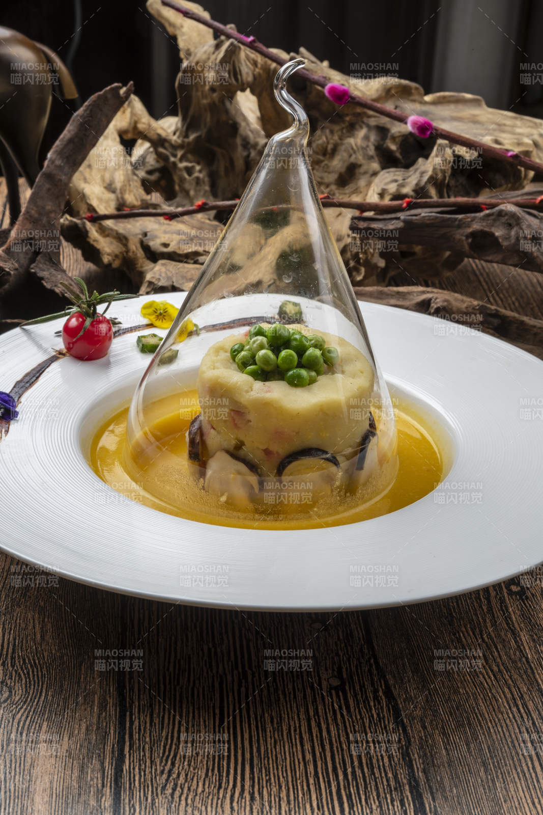 青豆山珍菌土豆泥