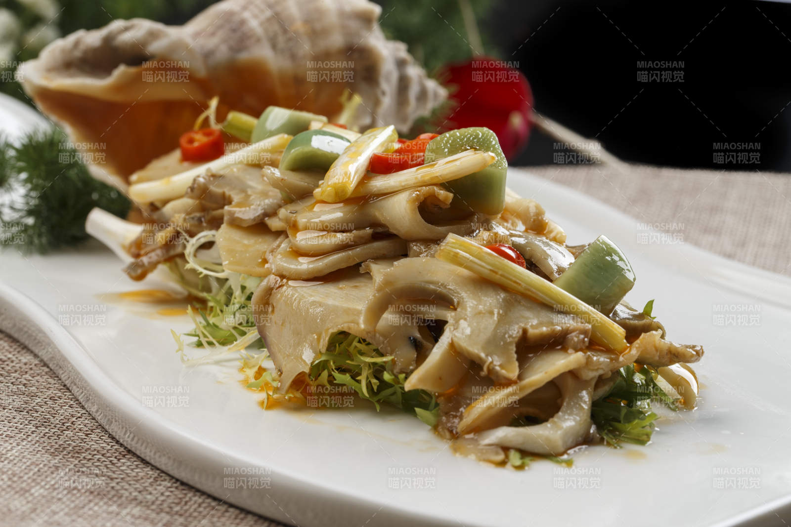 臘八蒜溫拌海螺片