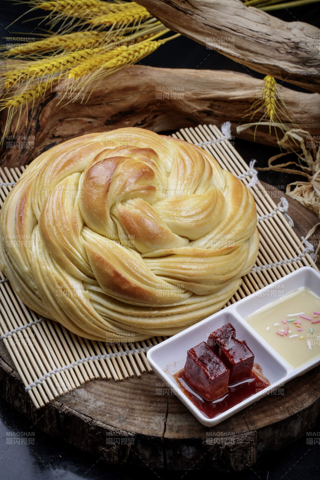 花開(kāi)富貴大花卷配煉乳醬豆腐