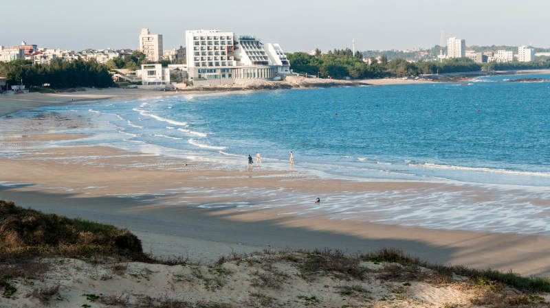 泉州海滨风光 城市远眺