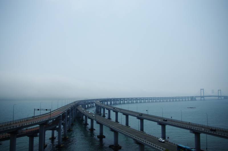 大连跨海大桥远景