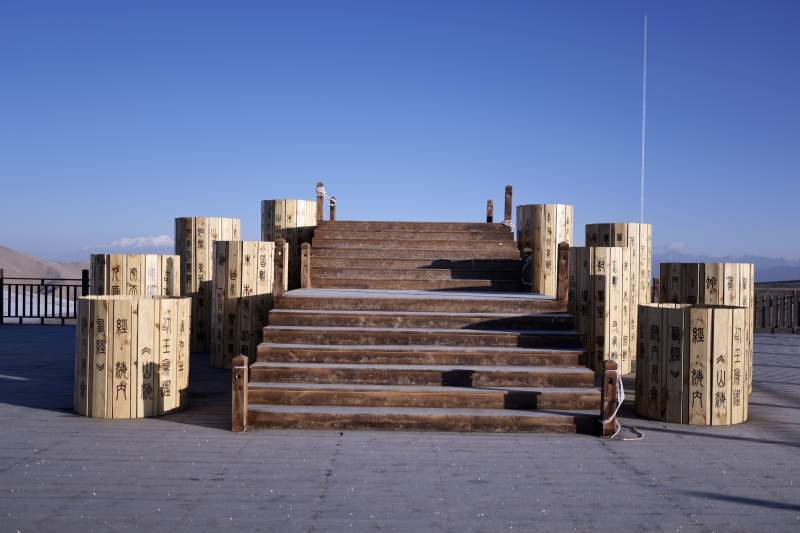 木箱阶梯景观（路边的风景）