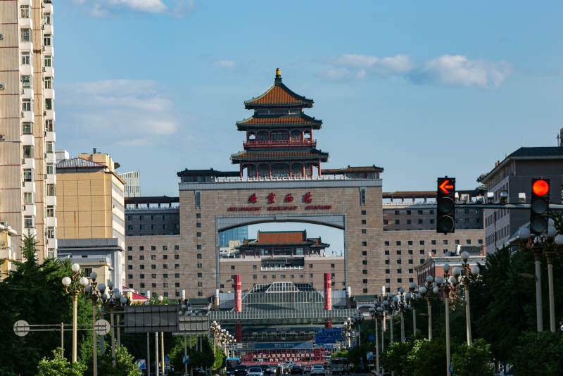 北京西客站风光