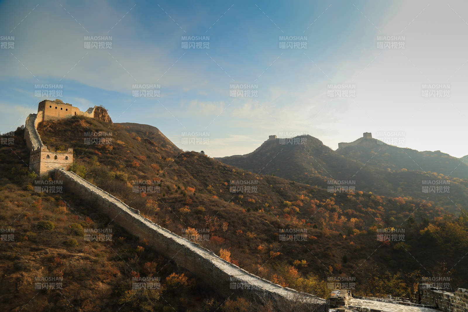 金山岭长城秋色