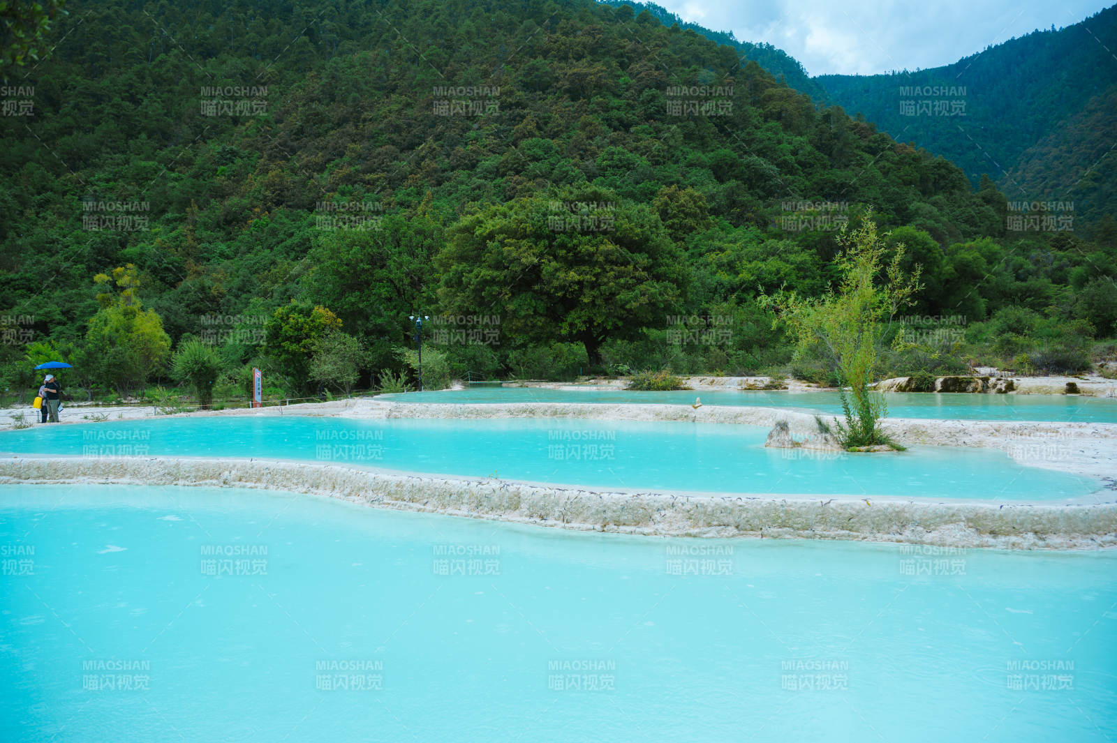 碧水青山映翠谷白水台