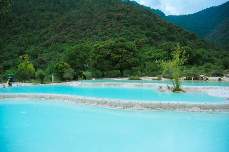 碧水青山映翠谷白水台