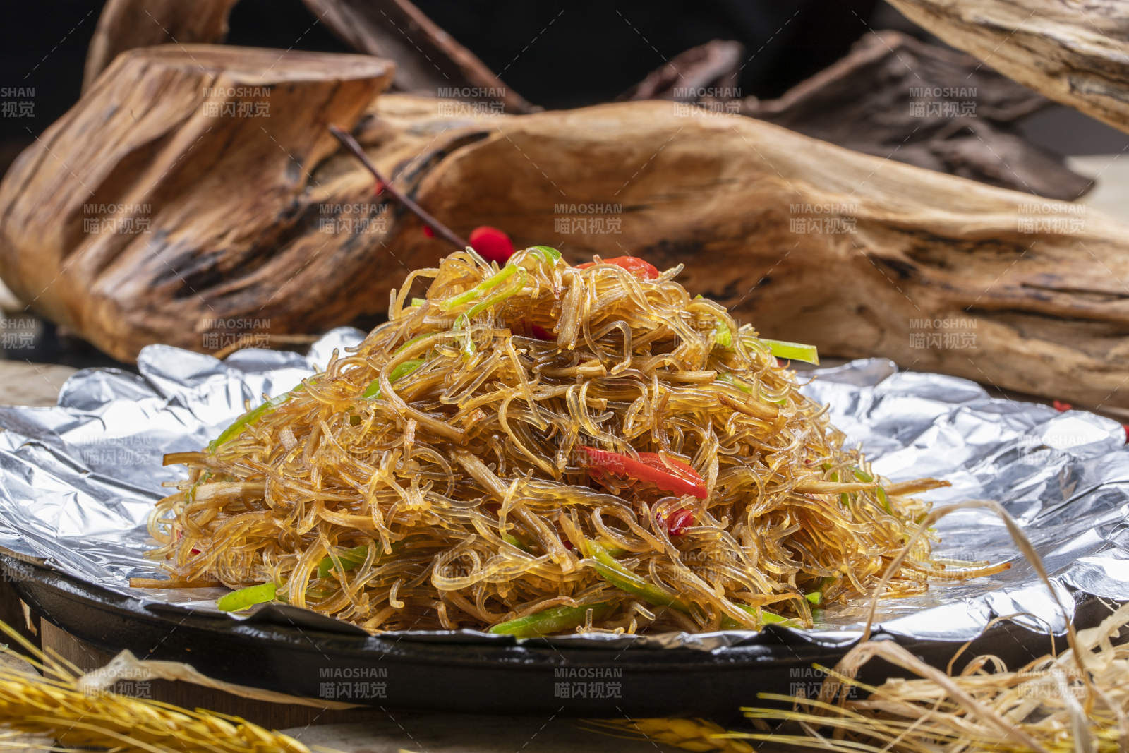 砂锅肉糜红薯水晶粉