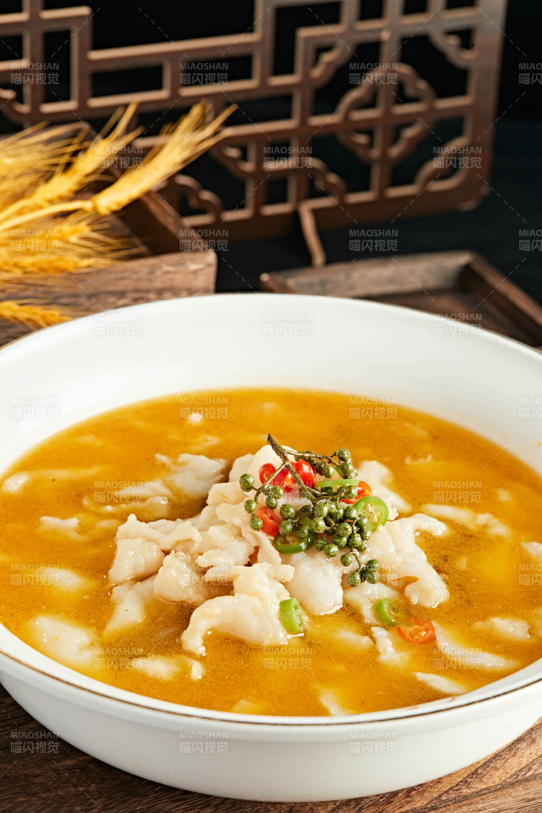 藤椒酸湯草魚片