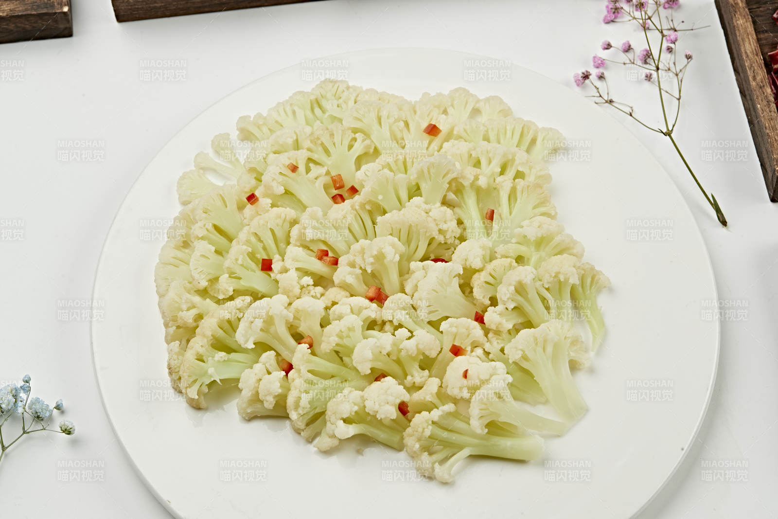 浇汁香蒸花椰菜（蒸菜花）