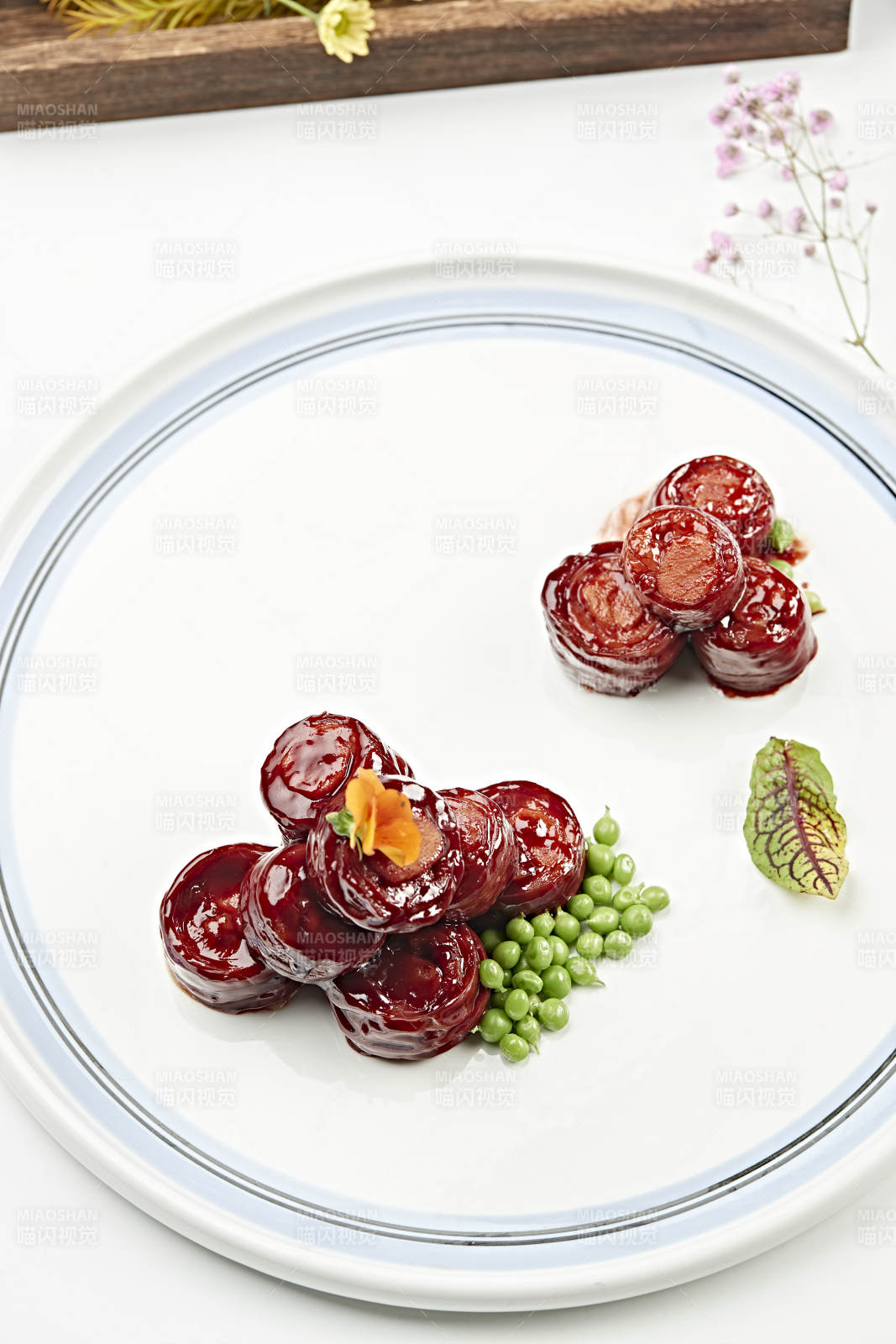 糖醋澆汁九轉蔥腸-攝影圖