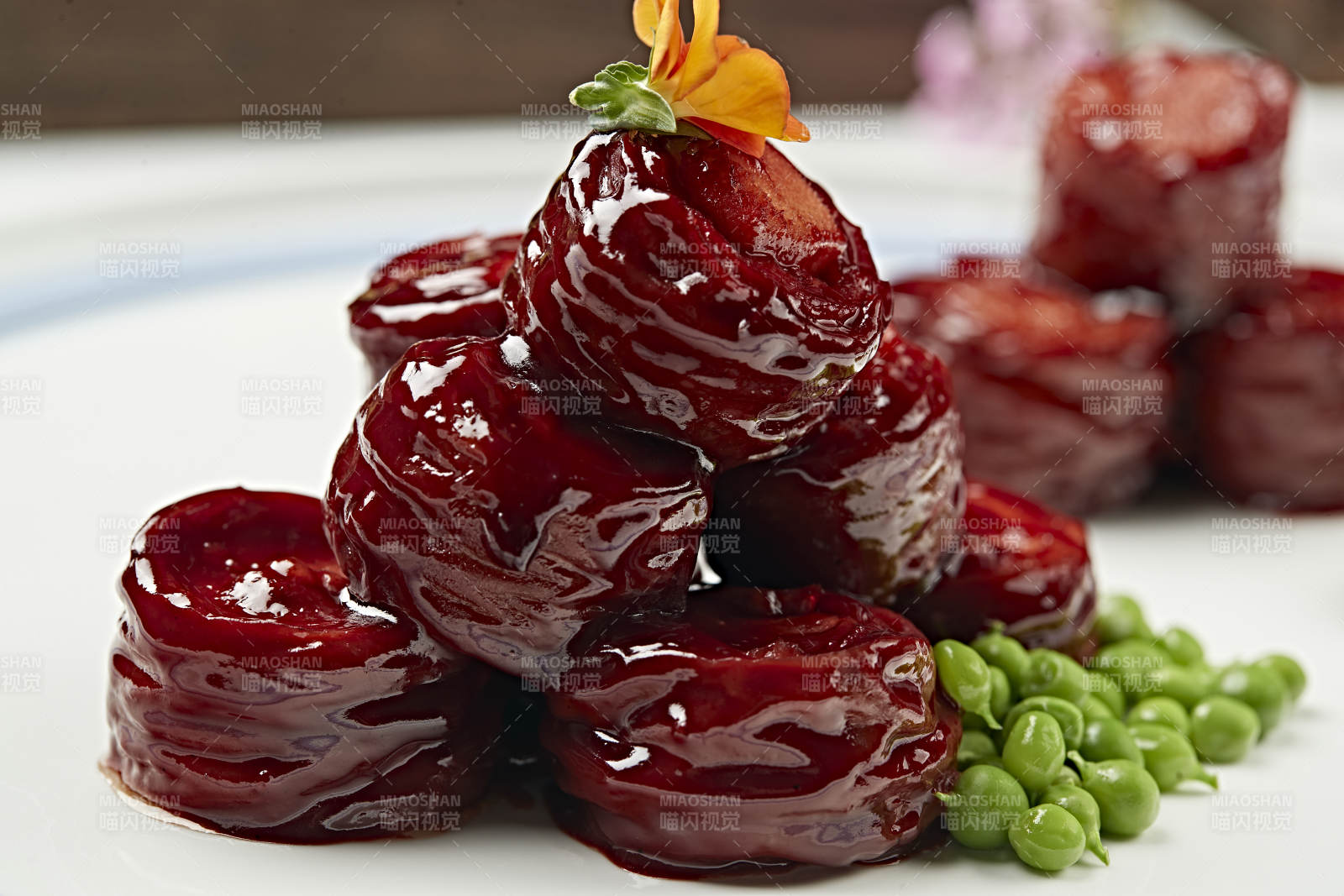 糖醋澆汁九轉(zhuǎn)蔥腸-攝影圖